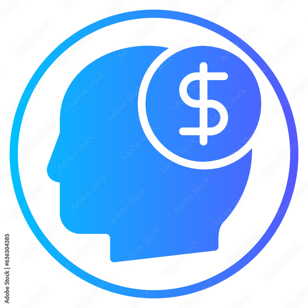 mind gradient icon mind gradient icon