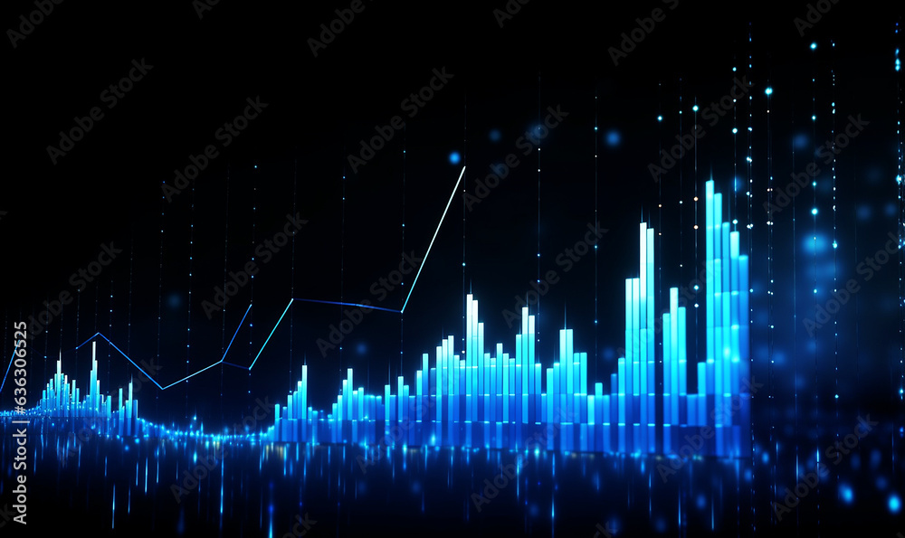 Digital Stocks Going on an Uptrend over a Digital Landscape Digital Stocks Going on an Uptrend over a Digital Landscape