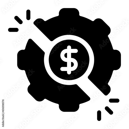 disruption glyph icon