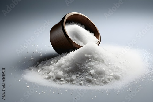 Salt used to season food