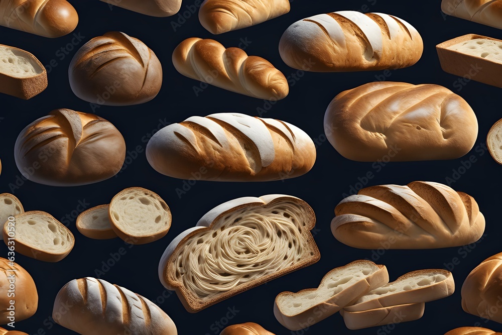 Freshly baked wheat bread