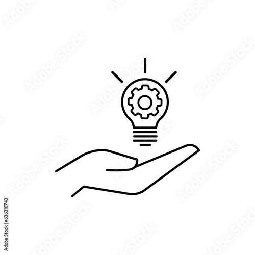 Engineering icon vector. Manufacturing illustration sign. engineer symbol. technology logo.