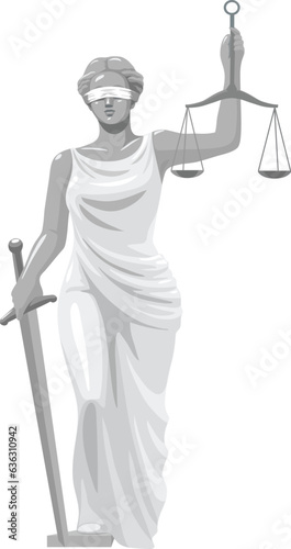 figure of Themis goddess of justice