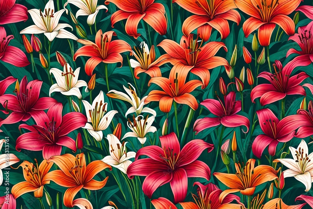 seamless floral pattern seamless floral pattern