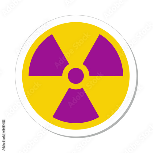 Circular Information Sign: ISO Radiation Symbol
