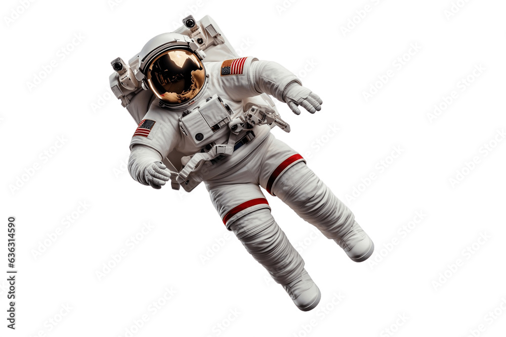 Astronaut in space on Transparent Background, PNG, Generative Ai 