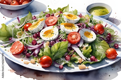 Salads are great for a healthy breakfast or brunch menu