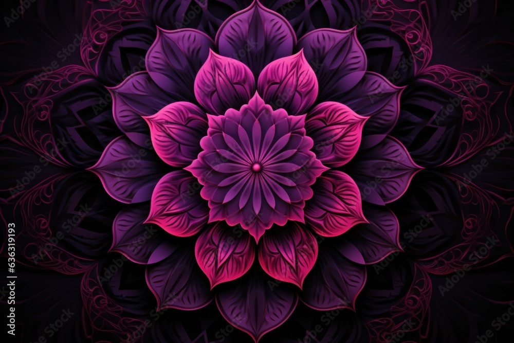 magenta mandala on magenta background magenta mandala on magenta background