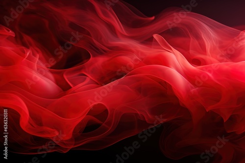 red smoke on a black background