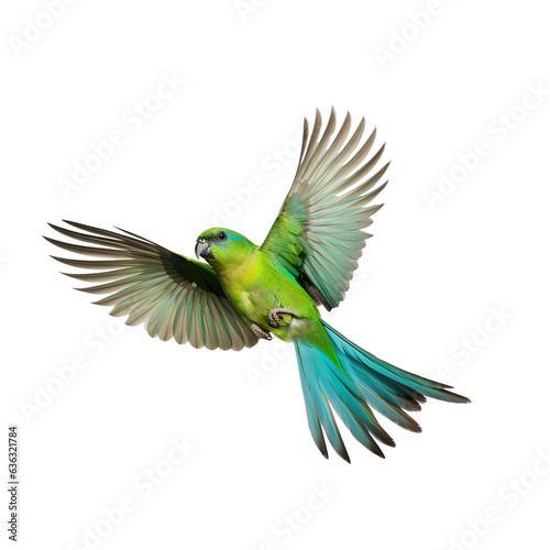 Parrot in flight © Zaleman