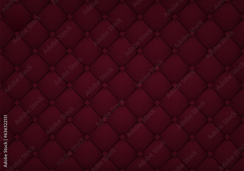 Leather sofa upholstery. Luxury leather texture. Vip background. Vector illustration.