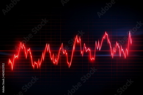 Irregular heart rhythm - AFib and conduction problem detected on ECG. Generative AI