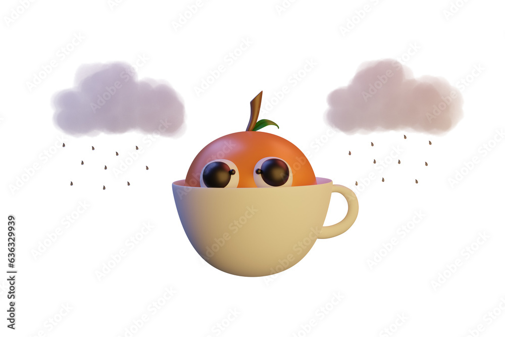 Fototapeta premium cup of coffee with cup