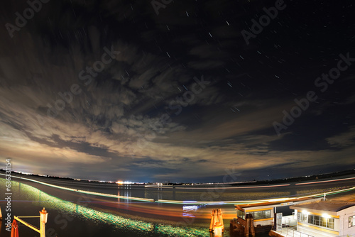 Startrail da Cavallino, Venezia