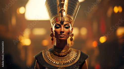 Depiction of The Ancient Egyptian Queen Nefertiti
