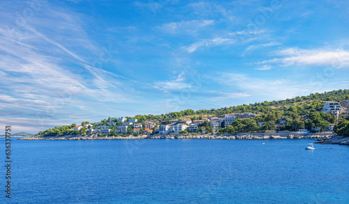Fototapeta Naklejka Na Ścianę i Meble -  Coast of the sea. Dalmatia, Croatia.