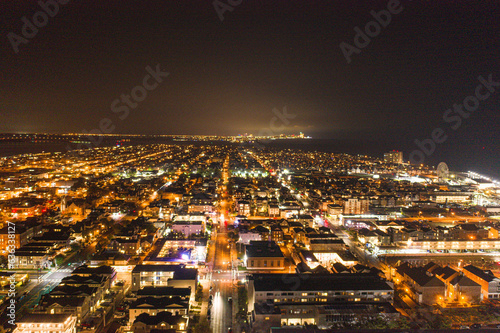 Night View of Ocean City, New Jersey