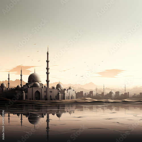Mosque Digital Illustration