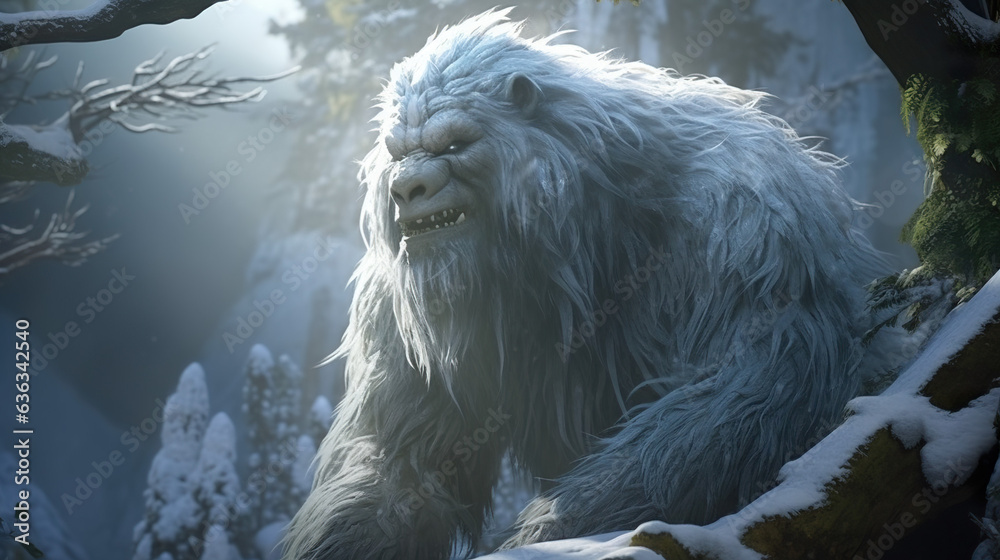 Yeti - The mysterious ape-like creature