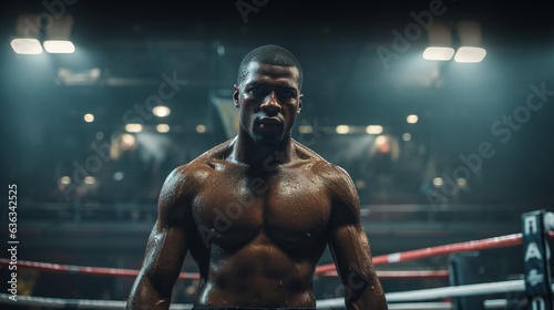 Heart and Soul of a Champion: African American Boxer's Quest, Generative AI