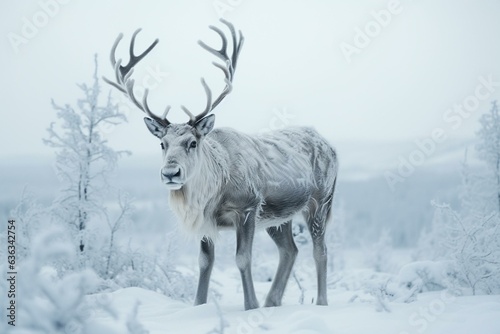 A divine reindeer undergoing a magnificent transformation. Generative AI © Elizabeth