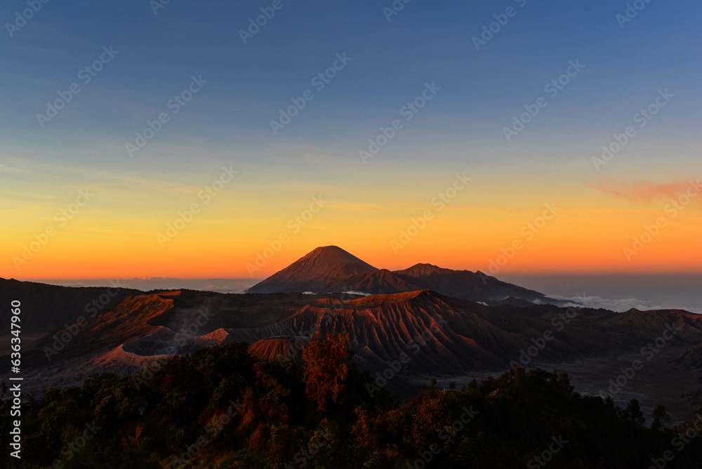 Sunrise on Bromo Mountain, East Java, Indonesia Sunrise on Bromo Mountain, East Java, Indonesia