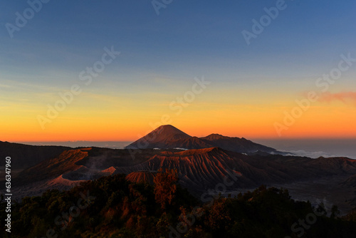 Sunrise on Bromo Mountain, East Java, Indonesia