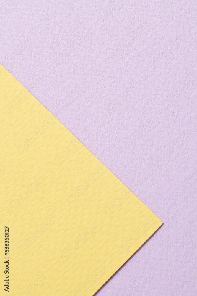 Rough kraft paper background, paper texture lilac yellow colors. Mockup with copy space for text. Rough kraft paper background, paper texture lilac yellow colors. Mockup with copy space for text.