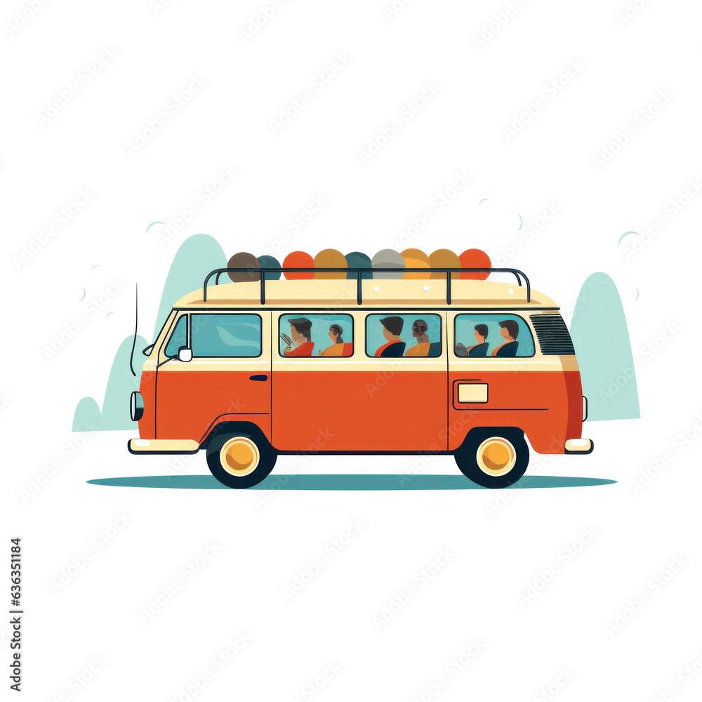 Car van Holiday (AI Generated) 