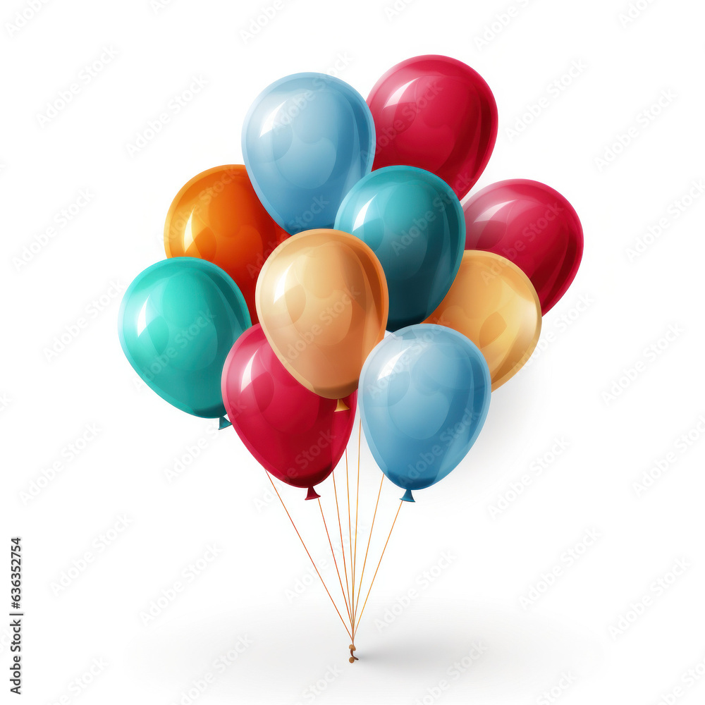 Celebration with balloons (AI Generated) Celebration with balloons (AI Generated)