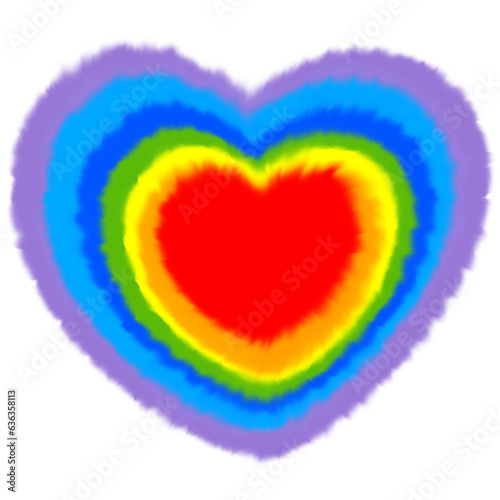 colorful shapeheart photo