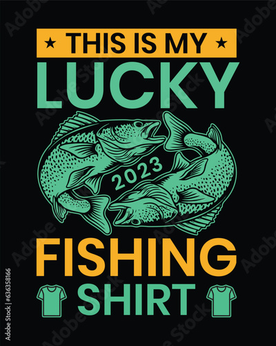 Fishing T-shirt Design, Fishing tee, Fishing sticker Design, Fishing vector artwork