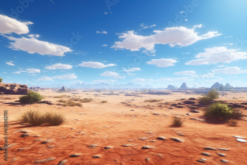 Beautiful desert  AI Generated 