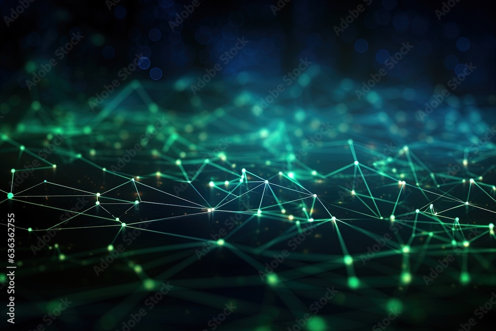 abstract futuristic Digital Network Matrix - Abstract Technology Connection Concept, abstract futuristic Digital Network Matrix - Abstract Technology Connection Concept,