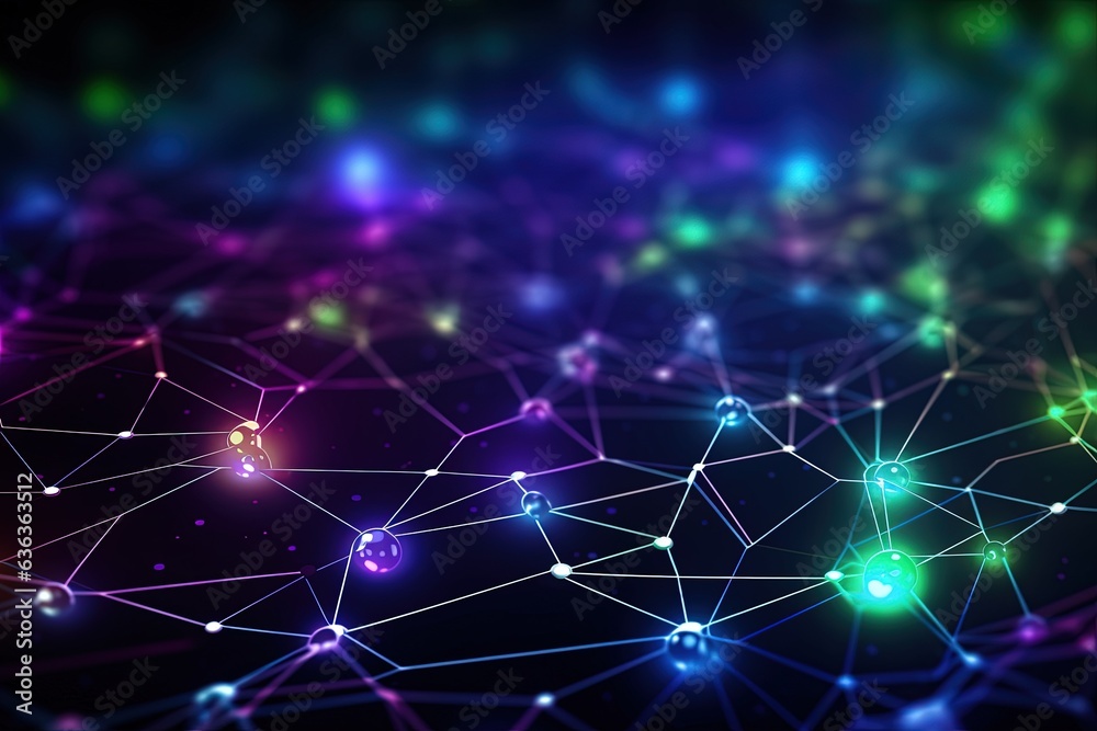 abstract futuristic Digital Network Matrix - Abstract Technology Connection Concept, abstract futuristic Digital Network Matrix - Abstract Technology Connection Concept,