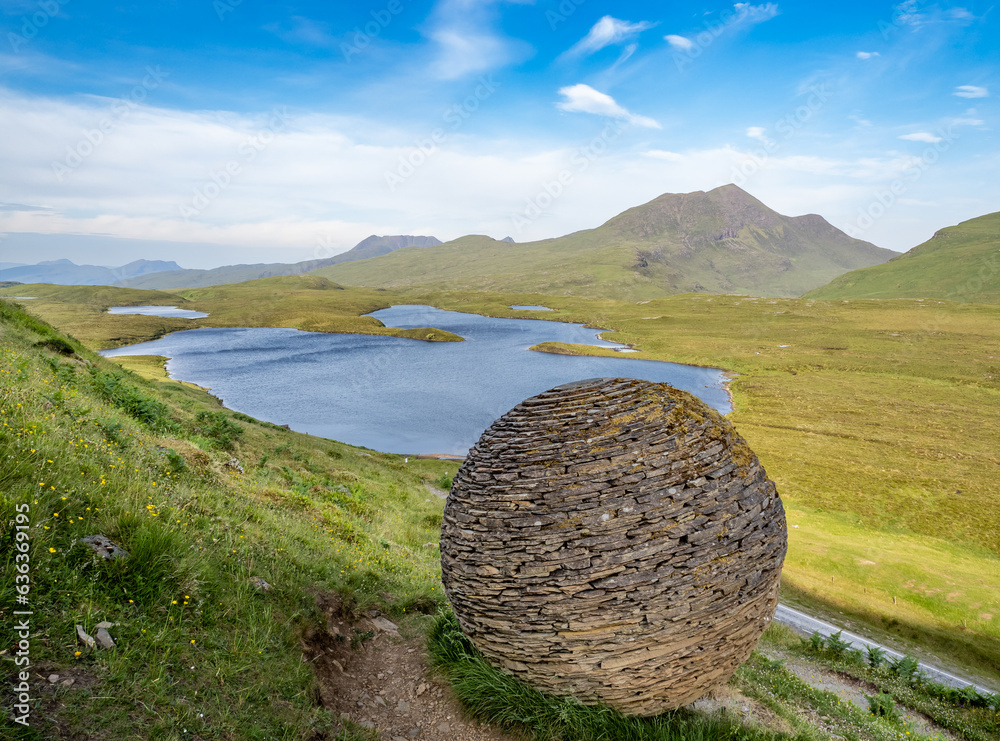 Ταπετσαρία Views from The Globe in Knockan Crag, Scotland