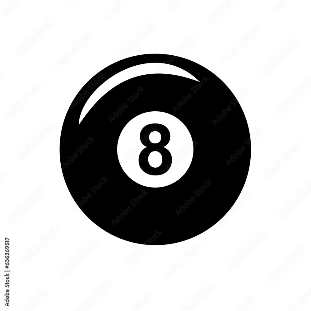 8 Ball Pool Billiard Ball SVG 8 Ball Pool Billiard Ball SVG