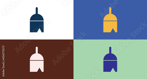 Paint brush icon illustration isolated vector sign symbol