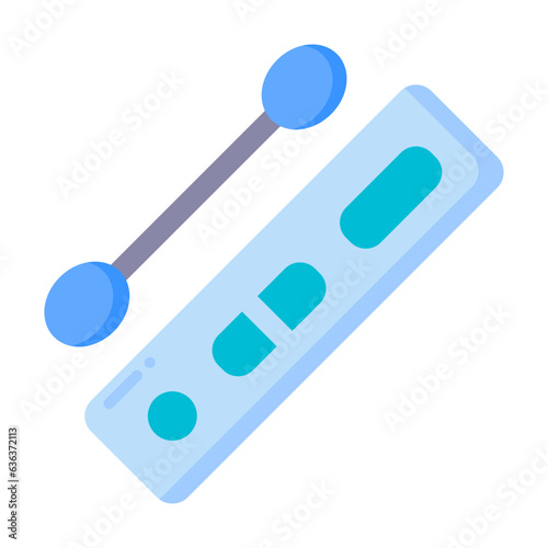 swab test line icon best for web design