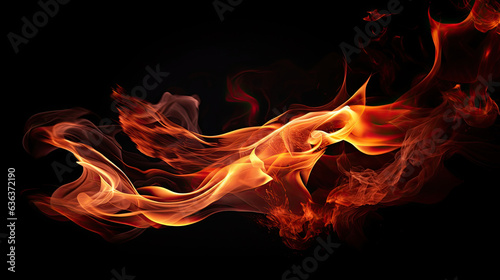 Fire flame texture. Blaze flames background for banner. Burning concept