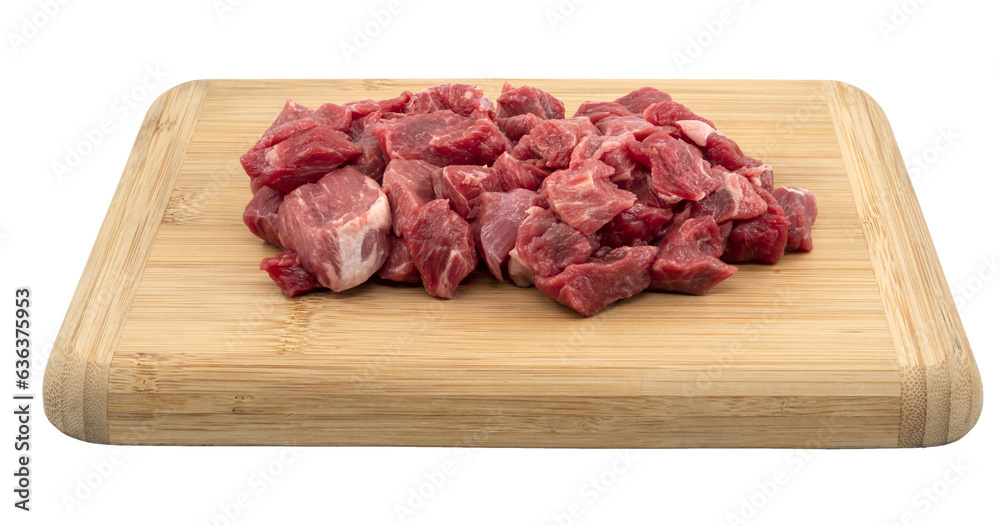 raw sauteed beef