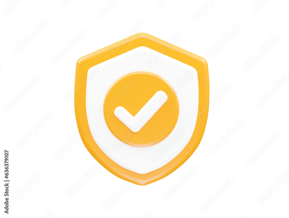 Security icon lock 3d vector rendering transparent element Security icon lock 3d vector rendering transparent element