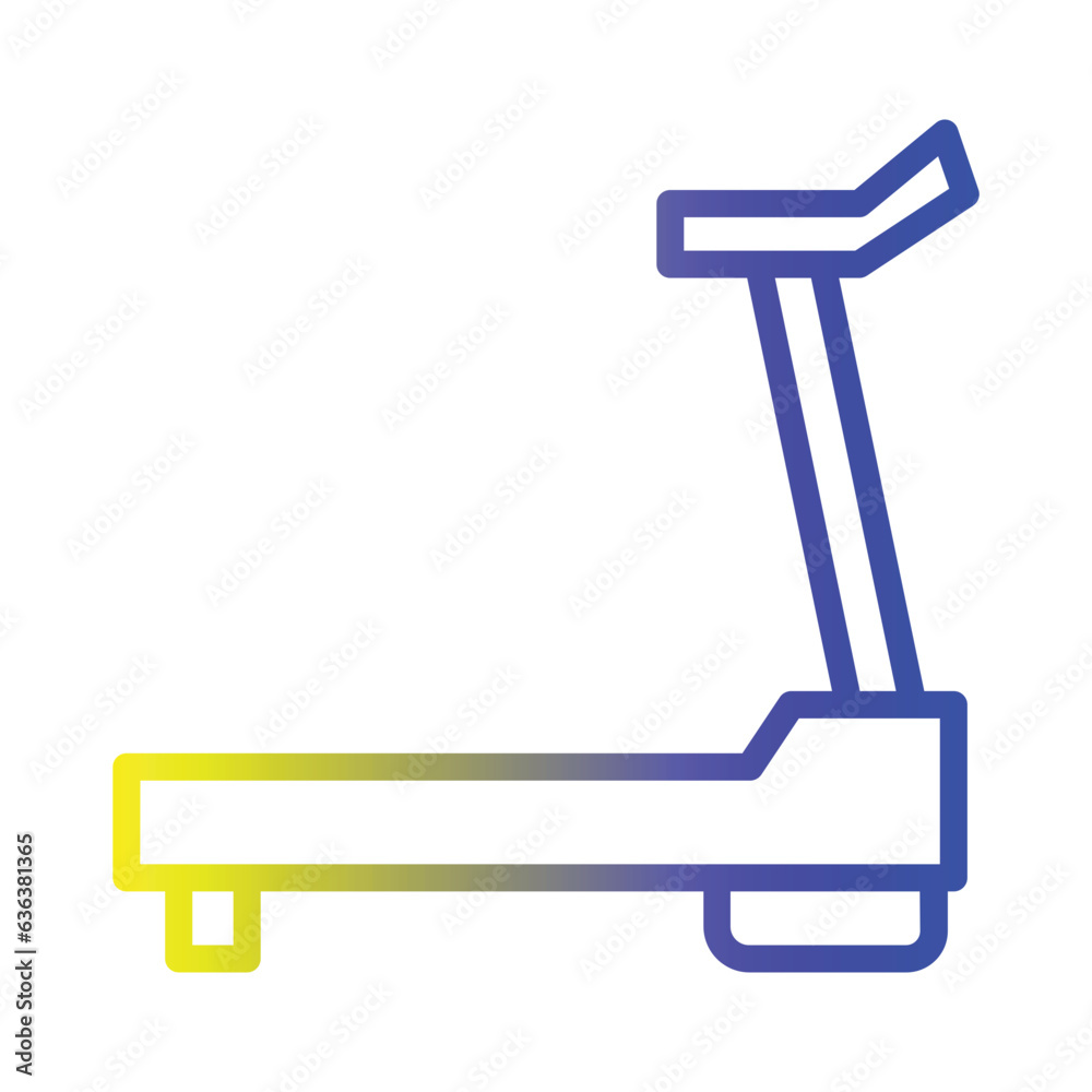 Fitness Hobby Stay Gradient Line Icon Fitness Hobby Stay Gradient Line Icon