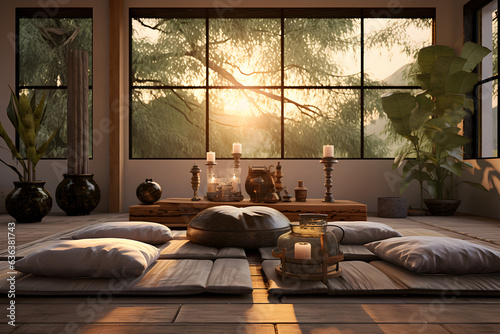 interior of a bedroom