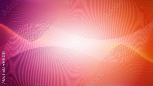 Abstract curve line overlay on gradient light background