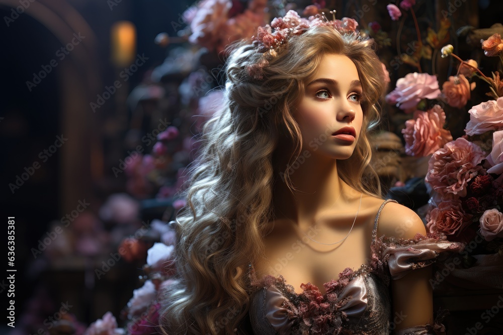 Discover the beauty of an enchanted garden, blooming flowers, butterflies, fairytale atmosphere, magical nature, soft colors, dreamlike Discover the beauty of an enchanted garden, blooming flowers, butterflies, fairytale atmosphere, magical nature, soft colors, dreamlike
