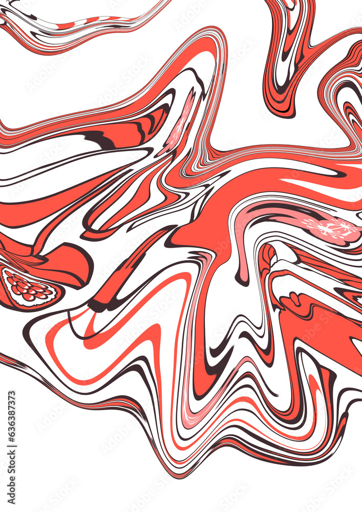 Liquid Fluid abstract background illustration