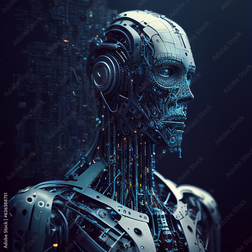 Fototapeta premium Artificial intelligence concept 