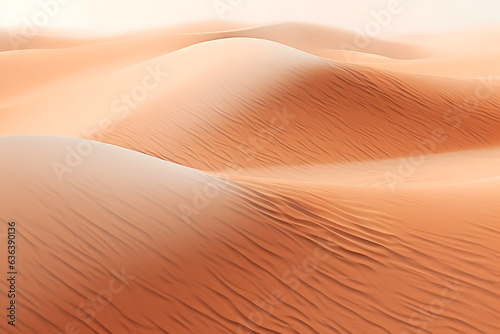 Abstract Dune cliff sand with metallic ai generated