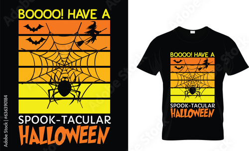 BOOOO! HAVE A SPOOK-TACULAR HALLOWEEN .EPS FILE